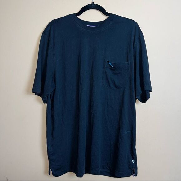 Tommy Bahama Other - *SOLD ON EBAY* Tommy Bahama Black Short Sleeve Pocket T-Shirt Size XL